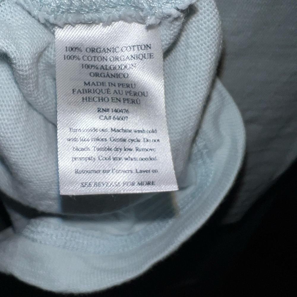 FAHERTY MEN'S SUNWASHED SLUB SKY BLUE HENLEY - Picture 7 of 8